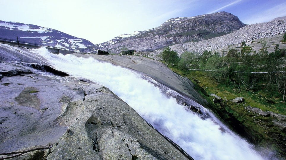 Bilde av en foss